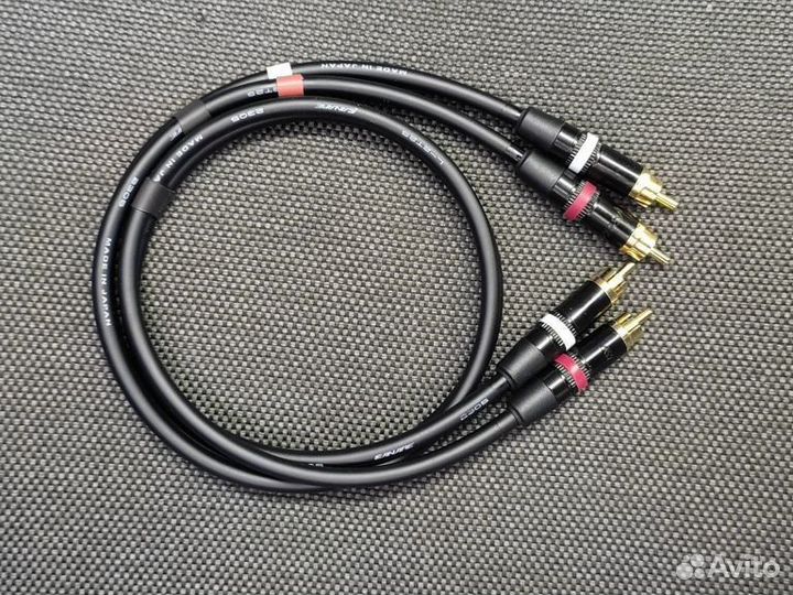 Межблочный кабель 2 rca 2rca 0,75 метра canare