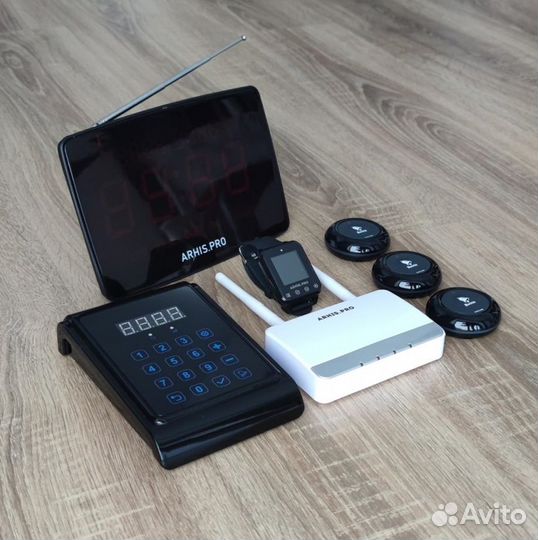 Кнопка вызова официанта,часы, табло, пульт, репите