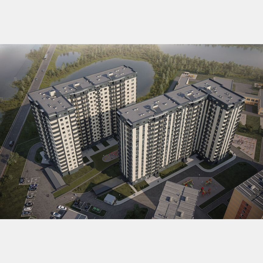 1-к. квартира, 41,8 м², 13/16 эт.