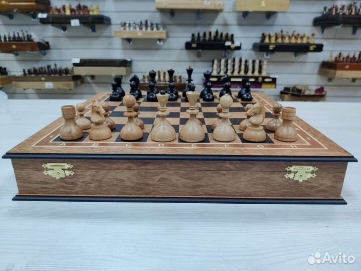 Шахматы эвкалипт ретро