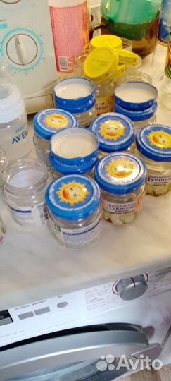 Банки из под пюре, может кому то и надо