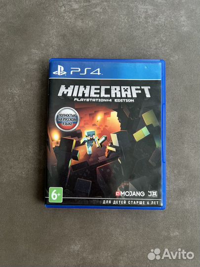 Диск на ps4 майнкрафт