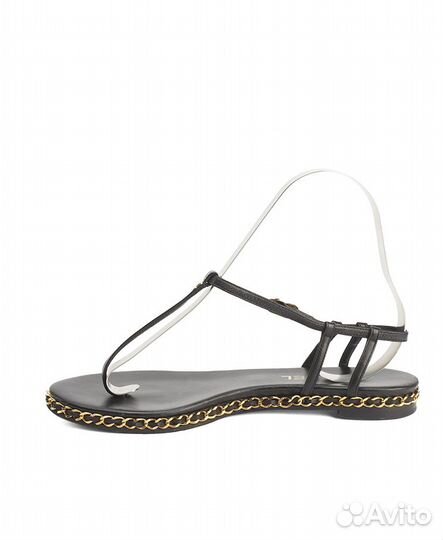 Босоножки Chanel Chain Thong Sandals