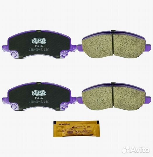 Тормозные колодки mitsubishi lancer 10