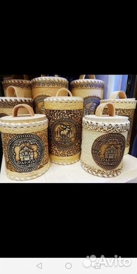 Теусок, берестяные изделия, Хлебница