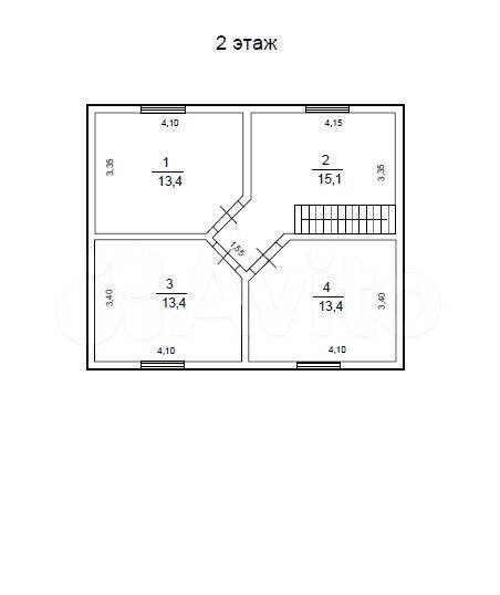 Дом 120,7 м² на участке 10 сот.