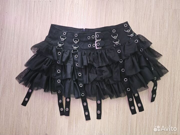 Юбка неформальная готическая dollskill