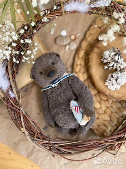 Коллекционный тедди мишка