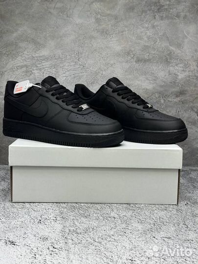 Кроссовки nike air force 1 черные