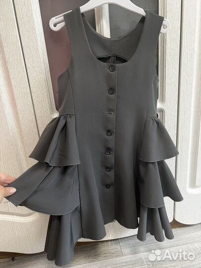 Школьная форма для девочки 128 134 серая