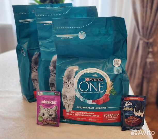 Purina one 3 кг