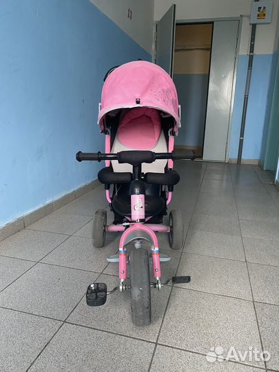 Детский велосипед с ручкой