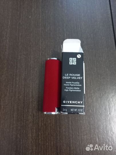 Помада givenchy le rouge deep velvet