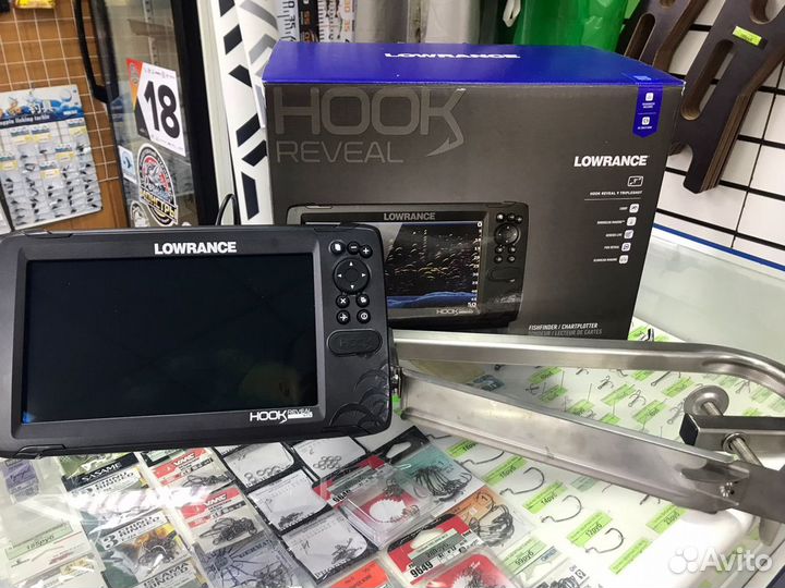 Эхолот lowrance hook reveal 9 tripleshot