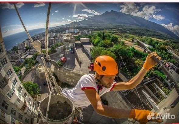 Черноморское высотные работы. утепление фасадов