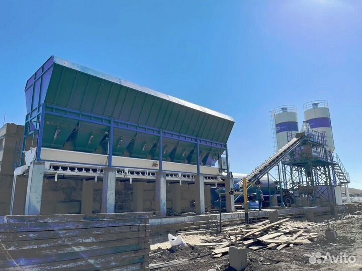 Бетонный завод Комета в зимнем варианте