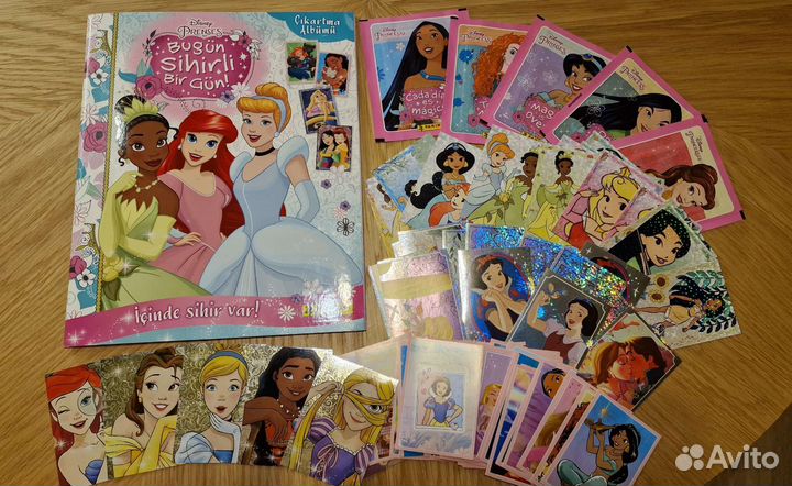 Panini Принцессы Today is Magic. Альбомы, пакетики