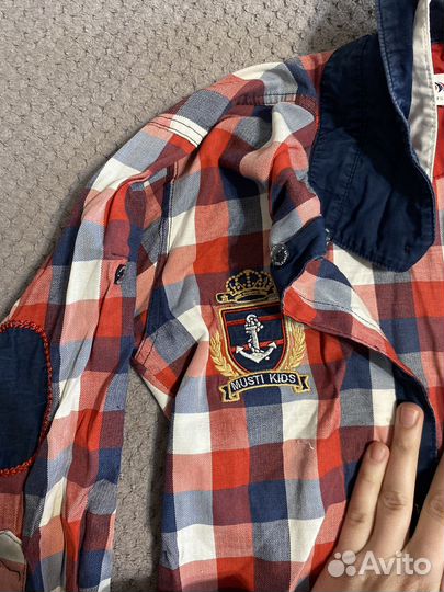 Рубашка для мальчика 8-9 лет