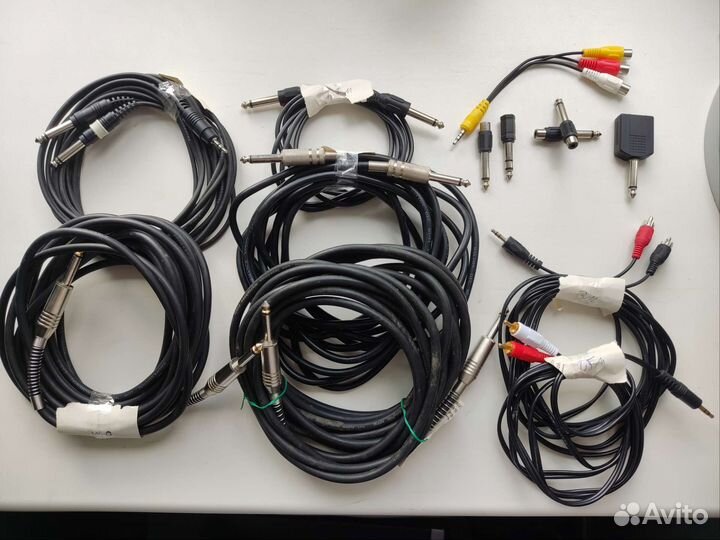 Кабели jack 6.3 разные