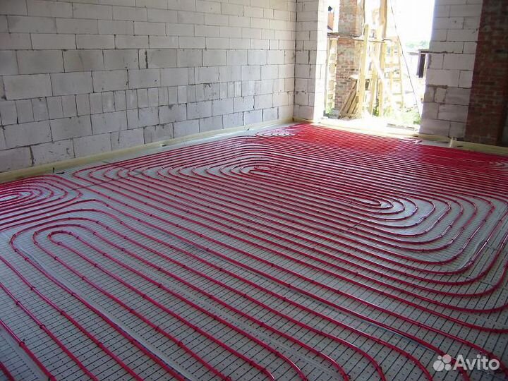 Теплый пол Отопление Стяжка пола