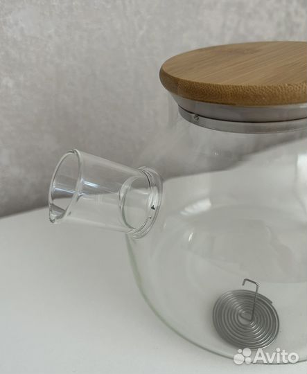 Чайник заварочный стеклянный 900мл