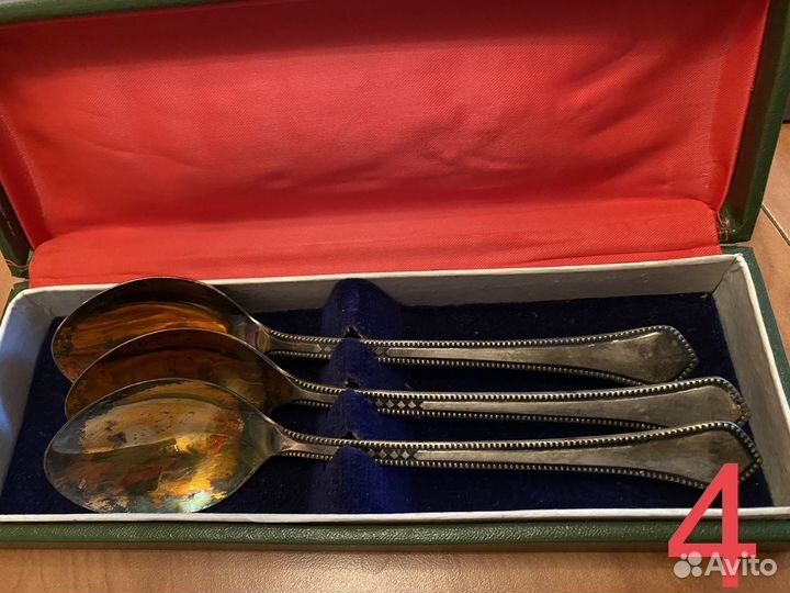 Набор столовых приборов мельхиор СССР