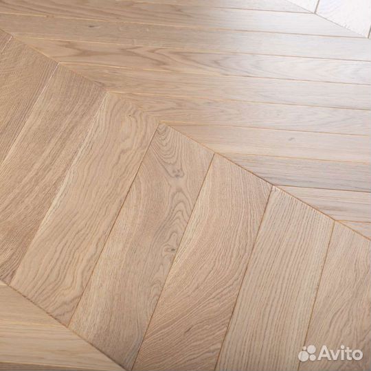 Lab Arte Елка Chevron Французская Дуб Рустик 2006 лак 600/510х90х14/45 Бежевый