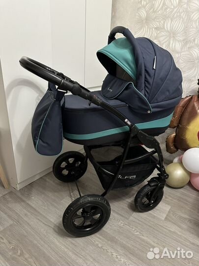 Коляска 2 в 1 rikio basic alfa как новая