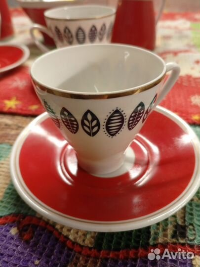 Сервиз кофейный, производство ГДР