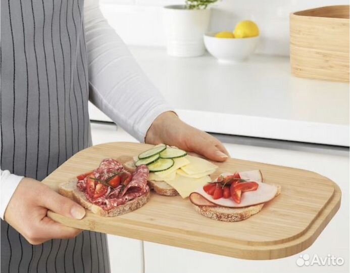 Хлебница IKEA новая натуральный бамбук