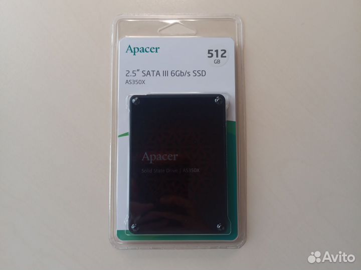 SSD apacer As350x 512Gb