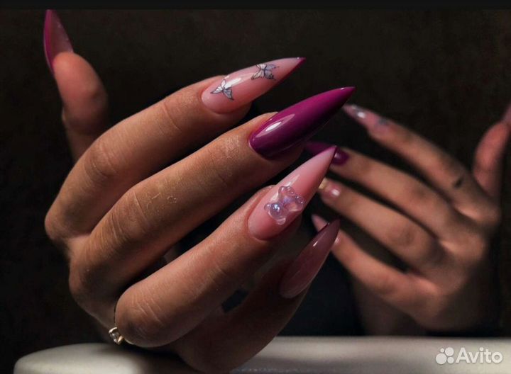 Маникюр/укрепление/Коррекция на дому