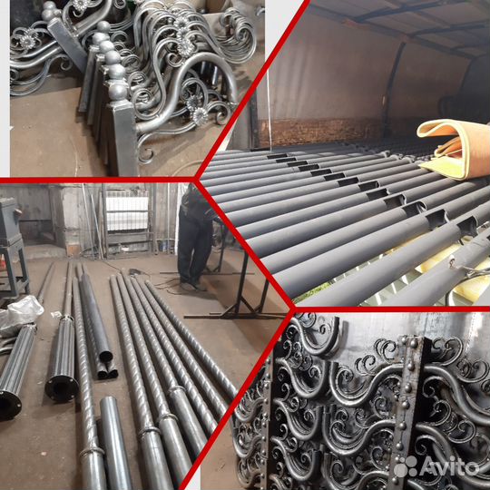 Уличный садовый кованый фонарь светильник д44