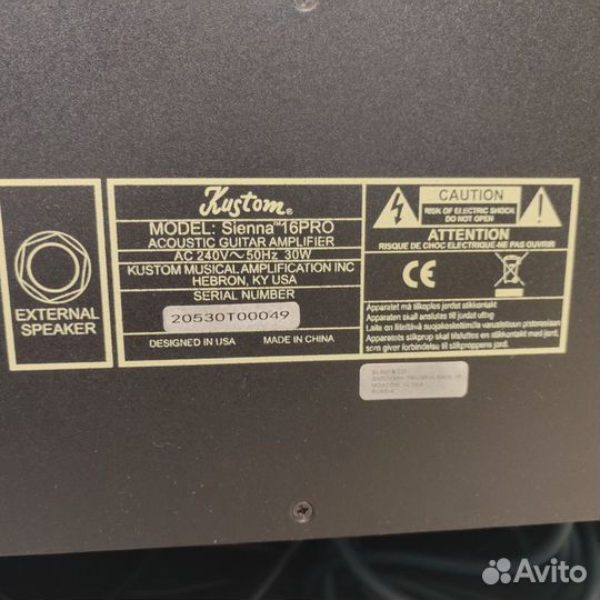 Комбо усилитель Kustom sienna16PRO