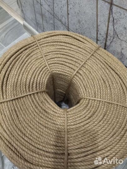 Канат джутовый 6 мм высший сорт