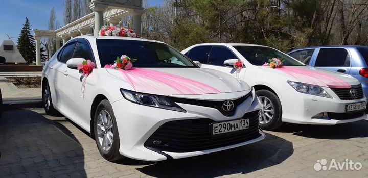 Украшение на свадебное авто