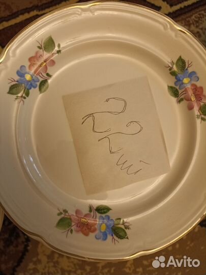 Тарелки новые для вторых блюд времён СССР