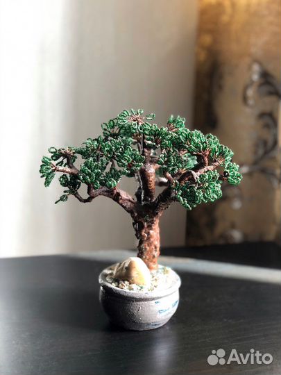 Деревья из бисера