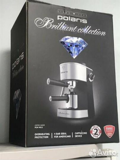 Кофеварка polaris PCM 4011 Brilliant collection