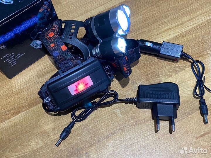 Мощный налобный фонарь