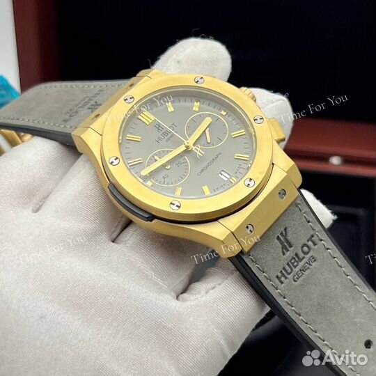 Роскошные серые часы Hublot с японским механизмом