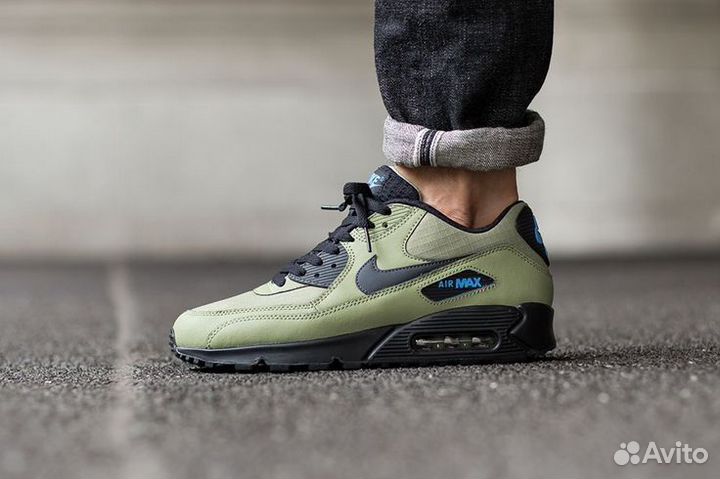 Кроссовки Nike air max 90 green soldier