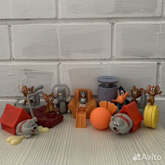 Игрушки из макдональдса Том и Джерри
