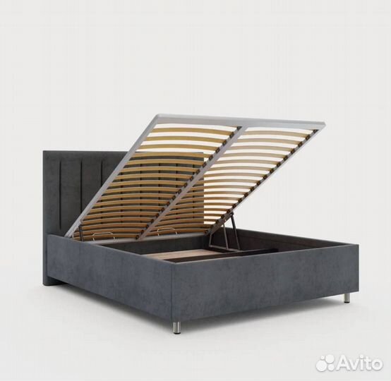 Кровать двуспальная с подъемным механизмом