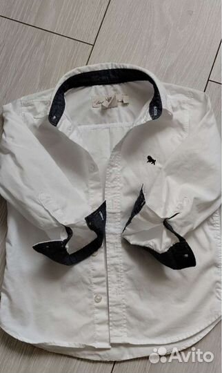 Рубашка белая H&M 98