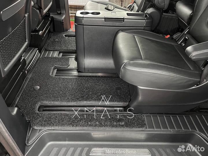 3D коврики из экокожи в Mercedes-Benz V-class W447