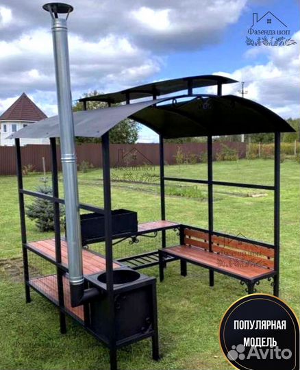 Мангал в стиле loft