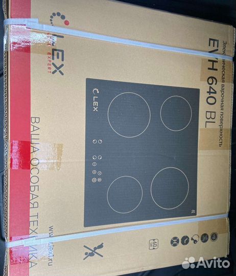 Итальянская электрическая панель LEX EVN 642 BL