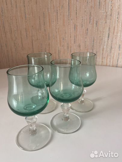 Рюмки цветное стекло СССР