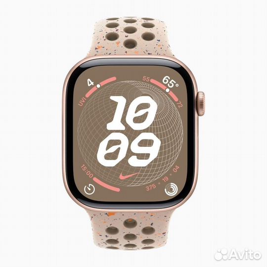 Apple Watch S10 46mm Rose Gold/Starlight Nike Band